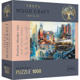 Puzzle din lemn - New York | Trefl