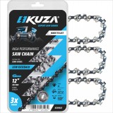 KUZA - Lant pentru drujba, Lungime 12&quot;, pas 3/8&quot; LP, grosime 050&quot;-1.3 mm, 45 Zale, 3 lanturi/pachet PowerTool TopQuality
