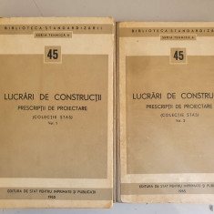 Lucrari de constructii - Prescriptii de proiectare - 2 vol.