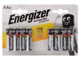 Baterie alcalină AA 1,5V nere&icirc;ncărcabilă set 8 bucăți Base, Energizer