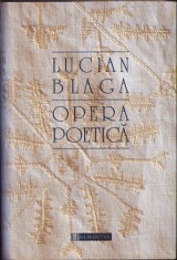 C3889N Lucian Blaga, Opera poetică, ediție aniversară la 100 ani de la nașterea poetului, 1995