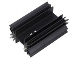 Radiator neagră extrudată