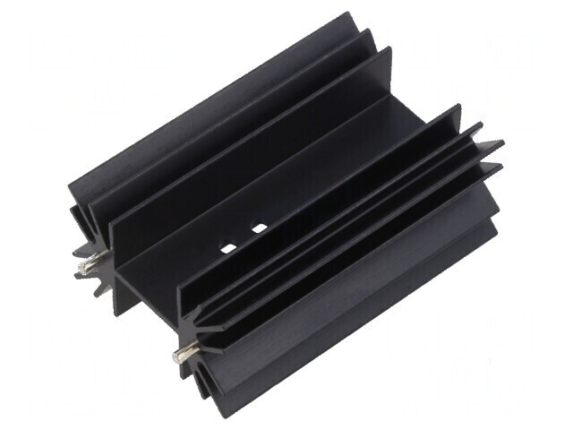 Radiator neagră extrudată
