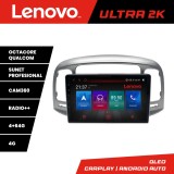 Navigatie Android Hyundai Accent 2006-2012 Lenovo QLED 4+64GB 360