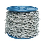 Lant electrogalvanizat DIN5685A 4.9 mm, 21 x 19,5 mm, 30 m/rola, tambur plastic