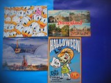 HOPCT LOT NR 960 DISNEY/DISNEYLAND-DESENE ANIMATE -4 CARTI POSTALE-NECIRCULATE, Circulata, Printata