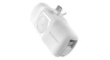Wozinsky WF16-YCS 5000mAh 15W USB-C Mini Power Bank cu Cablu USB-C &Icirc;ncorporat și &Icirc;ncărcător pentru Apple Watch - Alb