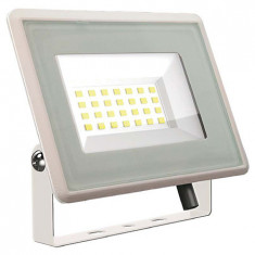Proiector LED V-tac, 20W, 1650 lm, Lumina rece, 6500K, IP65, alb