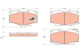 TRW GDB797 COTEC set placute frana,frana disc