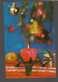 CPIB 19976 CARTE POSTALA, FELICITARE - LUMANARE IN SUPORT