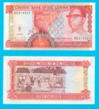 Gambia (p#12) 5 Dalasis 1991 UNC &#039;Jawara&#039; serie: B0314567