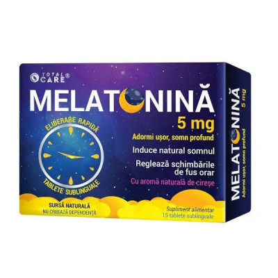 Melatonina 5 miligrame Fast Release 15 comprimate Cosmo Pharm foto