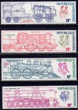 Gabon 1975 - Locomotive, serie neuzata