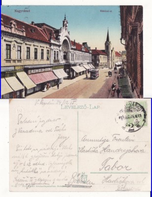 Rakoczi utca - Oradea - tramvai - rara foto