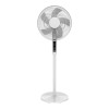 Ventilator de podea 40cm, alb, cu timer