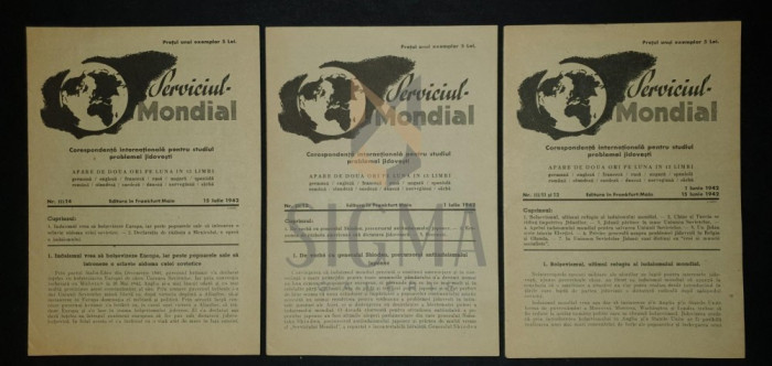 REVISTA " SERVICIUL MONDIAL "