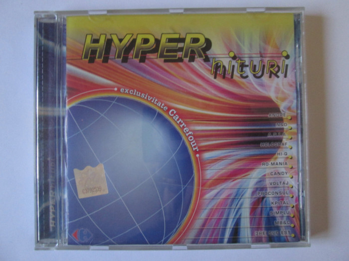 CD original Hyper Hituri super selecție muzică rom&acirc;nească 2001,stare bună