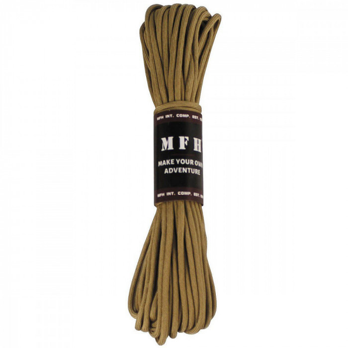 Cordelina Paracord Rezistenta 15.24m Cayote Tan MFH 27513R