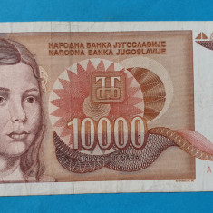 10.000 Dinara anul 1992 Bancnota Iugoslavia - Jugoslavije