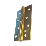 Cumpara ieftin Balama aplicata din metal, auriu lucios, 72 x 100 mm