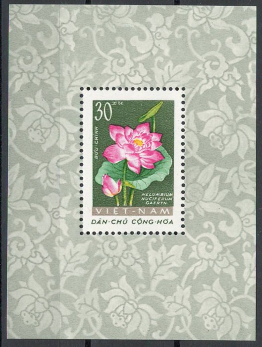 Vietnam North 1962 Mi 209 bl 7 - Flori