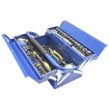 Trusa scule 64 piese cutie metalica rabatabila 48x24x21cm