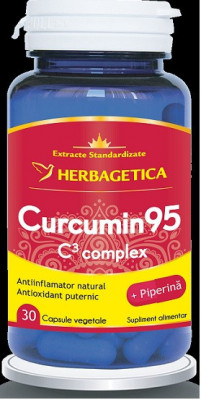 Curcumin&amp;#039;95+ c3 complex 30cps herbagetica foto