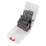 Set burghie HSS-G pentru metal 1-13 mm, 25 piese, Verto