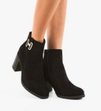 Cumpara ieftin Botine dama Devon Negre