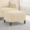 Taburet, crem, 60x50x41 cm, material textil - 2