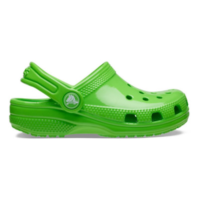Saboti Crocs Classic Neon Highlighter Clog Kids Verde - Green Slime foto