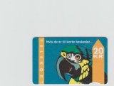 bnk card Cartele telefonice - Danemarca - Jydsk - Jydsk Definitive - Parrot with text - Tel:TDJD011d