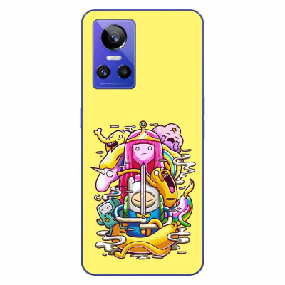 Husa compatibila cu Realme GT Neo 3 Silicon Gel Tpu Model Adventure Time Poster foto