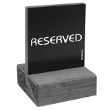 Semn &quot;Reserved&quot; din lemn