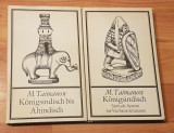 Set 2 carti Konigsindisch de M. Taimanow. Carti de sah in limba germana