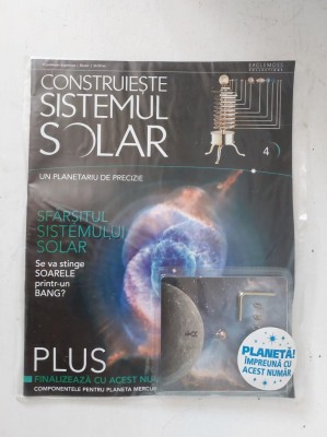 Revista Construieste sistemul solar, numarul 4, nedesfacut / sigilat, astronomie planetariu foto