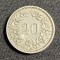 Moneda 20 rappen 1883 Elvetia