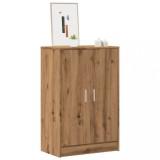 VidaXL Pantofar, stejar artizanal, 60x35x92 cm lemn prelucrat