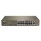 Switch 24 porturi PoE 10/100 Mbps, 2 porturi RJ45 Gigabit, 1 port SFP Gigabit - TENDA TND-TEF1126P-24-250W-V30 SafetyGuard Surveillance
