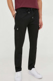 Michael Kors pantaloni din lana culoarea negru, drept