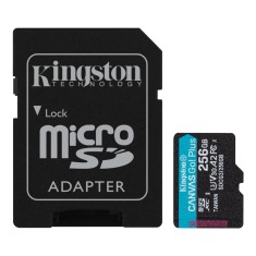 CARD MicroSD KINGSTON, 256 GB, MicroSD, clasa 10, standard UHS-I U3, &quot;SDCG3/256GB&quot; (timbru verde 0.03 lei)