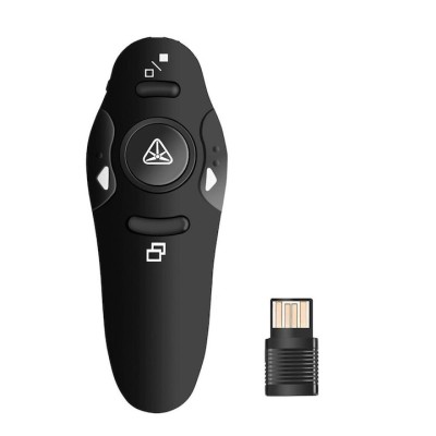 Telecomanda Wireless pentru Prezentare, cu pointer Laser, Butoane SlideShow, USB foto