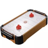 Masa de air hockey pentru copii, portabila, cu ventilator si accesorii