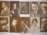 Lot Carte Postala actori anii &#039;30-3, Necirculata, Fotografie