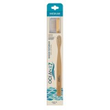 Cumpara ieftin Periuta dinti Ocean87 perii Medii 100% Natural Maner Lemn/Peri Fibre Vegetale Bio Vegan