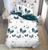 Cumpara ieftin Lenjerie Pat Bumbac 4 Piese, Diverse Culori si Dimensiuni (160x200, 180x200), Clas, Heinner, Vanora