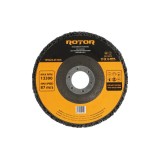 Disc abraziv pentru indepartarea vopselei din lemn si fier 125 X 22.2 TYPE CORAL granulatie 80 ROTOR Innovative ReliableTools