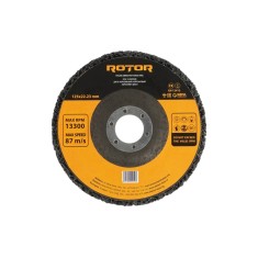 Disc abraziv pentru indepartarea vopselei din lemn si fier 125 X 22.2 TYPE CORAL granulatie 80 ROTOR Innovative ReliableTools