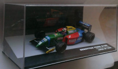 Macheta Benetton Ford B190 Nelson Piquet Formula 1 1990 - Altaya 1/43 F1 foto