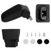 Gossi cotiera auto, negru, 16x32x(35-50,5) cm abs